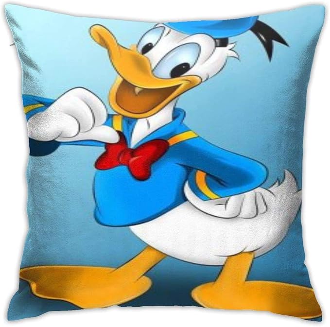 Balinh2 Donald Fauntleroy Duck Cotton Pillow Throw Cushion Cover Case