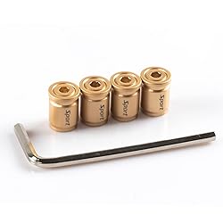 SINGARO Tire Valve Caps, 4pcs Aluminum Alloy Car