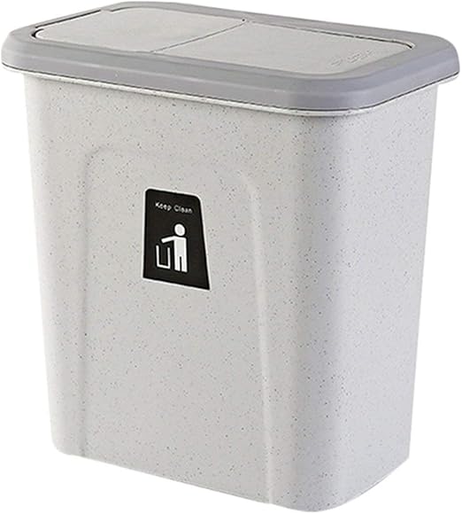 Cubierta de Empuje Cocina Bote de Basura montado en la Pared Frutas y