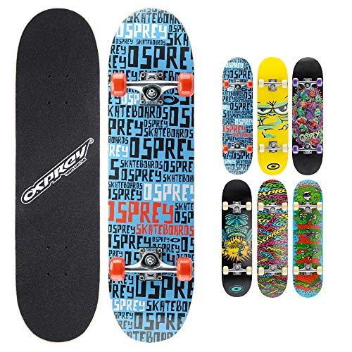 31Inch Double Kick Skateboard for Maple Deck Beginners Childrens