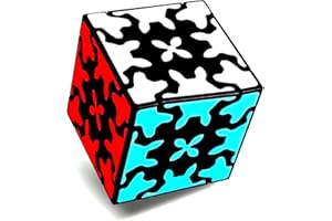 ALaLatois Gear Cube 3x3 with Three-Dimensional Gear Structure Magic Cube 3x3x3 Puzzles Toys (60mm) Brain Teaser Puzzle Game Toy for Children and Adults (Style B)