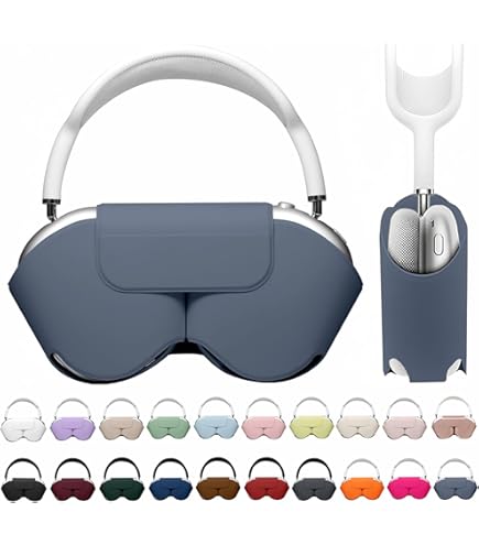 Maxjoy for Apple Airpods Max Smart Case Cover, Soft PU Leather