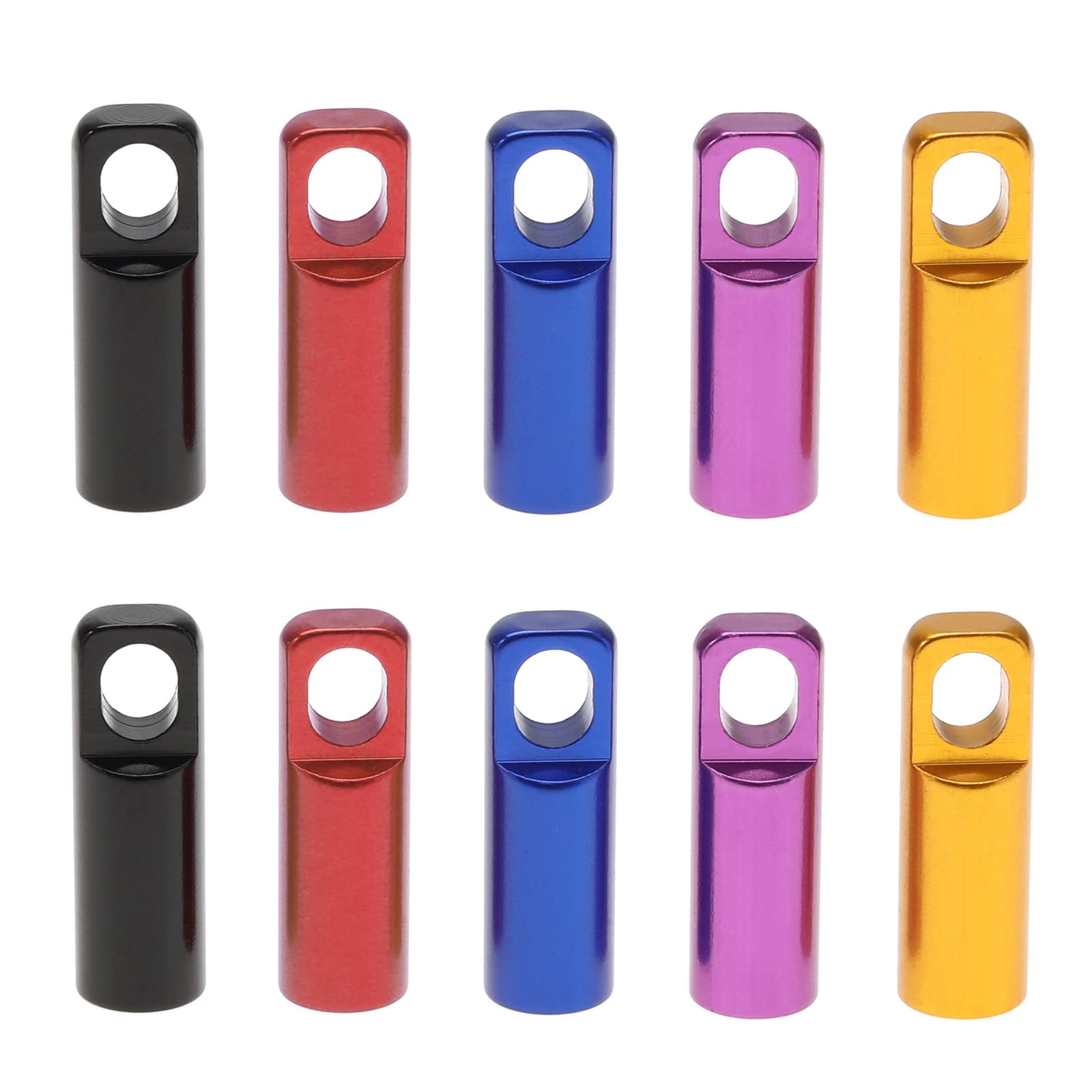 OTOTEC 10PCS Presta Valve Caps with Valve Core Removing Function for Mountain Bike Road Bike Aluminum Alloy Tire French Style Valve Cap Dust Cover 2PCS Each Colour