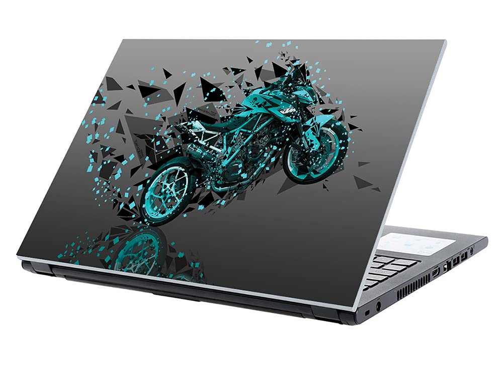 Namaste Home 14 inch Laptop Skin Super Bike 36 Laptop Sticker HD