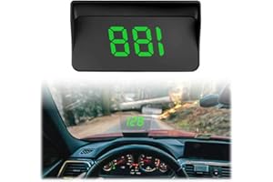 Heads up Display Car Speedometer with HD Large Font,Digital MPH GPS Speedometer for Car with Adjustable Brightness,USB Plug &