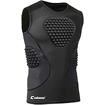 Football Gear Youth Padded Protective Shirt, Chest Rib Protector