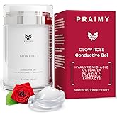 Glow Rose Premium Conductive Gel for Microcurrent & RF Devices Keeps Current Strong for Better Lift & Consistent Results Leave-On, Non-Sticky Performance Skincare