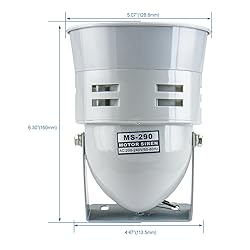 Baomain Motor Siren DC24V 110DB 0.5A Sound Alarm