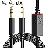 Replacement Astro A10 A40 Cable, Miaomitun 2.0M A40 Inline Mute Cable Cord Compatible with Astro A10/A40 Gaming Headsets Ps4