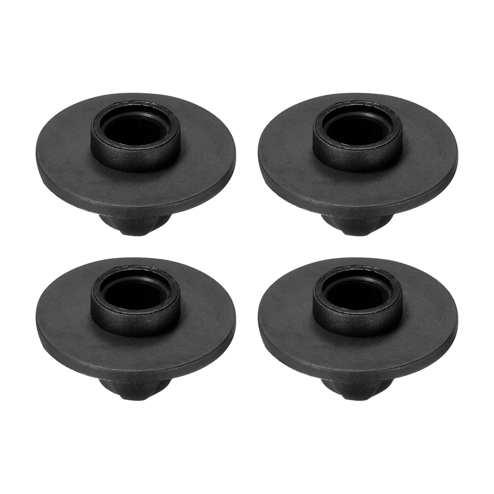 PATIKIL Camping Chair Foot, 4 Pack 14mm Tubing Dia Detachable Anti-Slip Stool Feet Replacement for Hiking Outdoor, Black