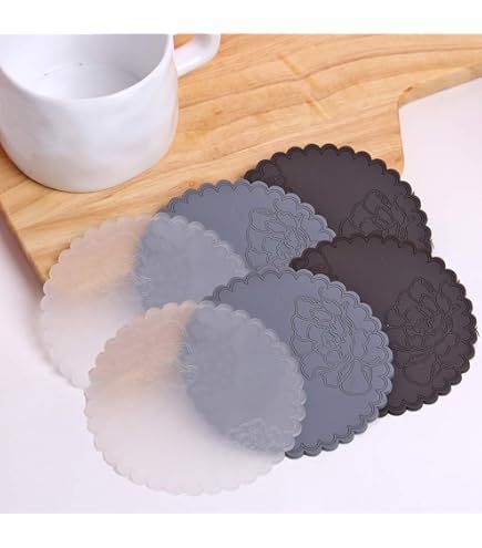 Boule à Thé Silicone Lot De 6 Pinces à Sachets De Thé En Silicone Résistant à La Chaleur En Forme De Chat De Dessin Animé Réutilisables Pour Sacs, Boissons, Marqueurs, Aliments, Café