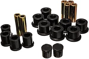 Energy Suspension 5.2118G Leaf Spring Bushing Set, Black