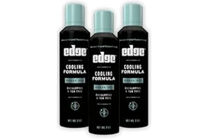 Edge Shave Gel for Men, Cooling Eucalyptus & Tea Tree, 7oz (3 Pack) - Shaving Gel For Men That Moisturizes, Protects and Soothes To Help Reduce Skin Irritation (Packaging May Vary)