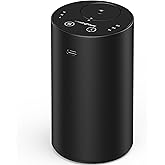 Waterless Essential Oil Diffuser, Portable Car Diffuser, Black | 20mL Capacity, Battery Operated, Mini Scent Diffuser, 3 Mist Levels, Timers, Leak-Free for Home, Office &amp; Travel
