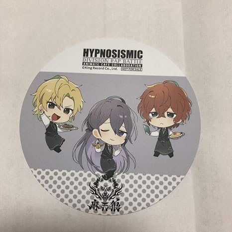 Amazon Co Jp ヒプノシスマイク ヒプマイ アニメイトカフェ アニカフェ コースター 伊弉冉一二三 神宮寺寂雷 観音坂独歩 一二三 独歩 ホビー 通販