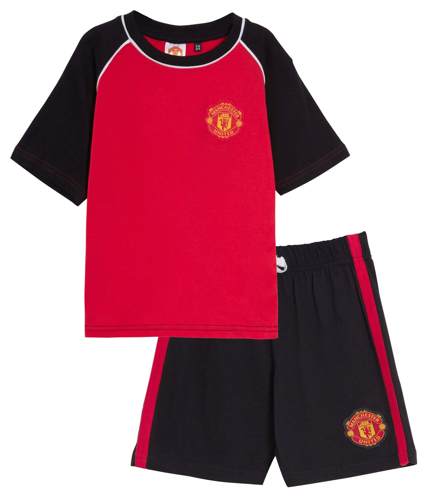 Manchester United Kids Short Pyjamas 7-8 Years Red
