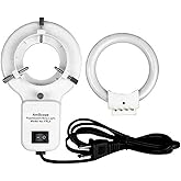 AmScope FRL8 8W Stereo Microscope Fluorescent Ring Light | 8W Fluorescent Ring Light for Stereo Microscopes