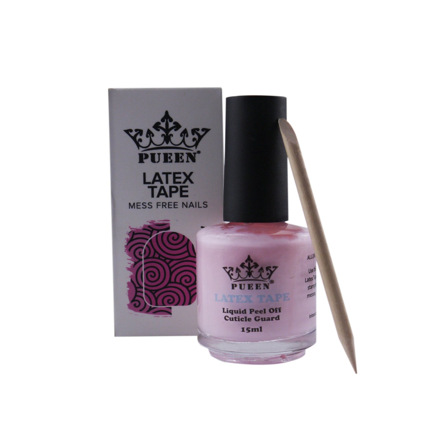 Liquid Latex Barrier for Nail Art, Manicures & Pedicures Peel Off Nail Polish