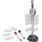CZYY DND Initiative Tracker, Sword in Stone Turn Order Display | Write Character or Monster Names, Arrange 12 Flags in Turn Order, Flip After Each Turn, For D&amp;D, Pathfinder and Tabletop RPG