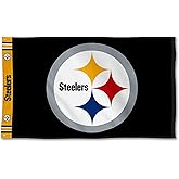 Pittsburgh Steelers Printed Header 3x5 Foot Banner Flag