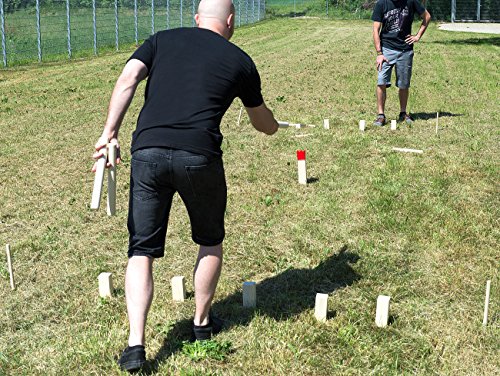 Playtastic Wikingerspiel Holz: Wikinger-Spiel aus Holz, ideal für Wiese, Strand & Co. (Holzspiel) – Bild 3