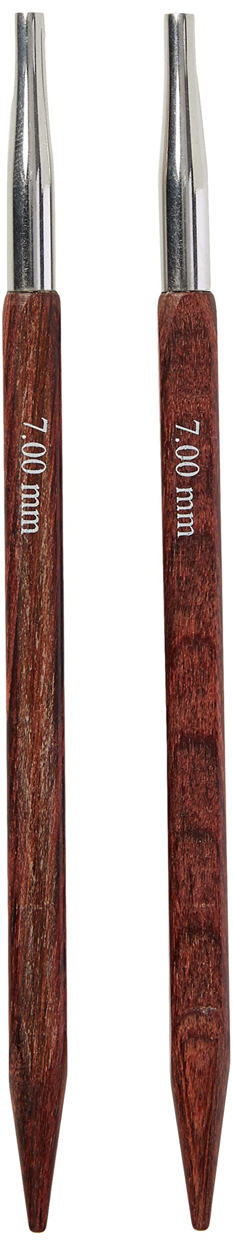 KnitPro 7 mm Cubics Interchangeable Circular Needles, Rosewood