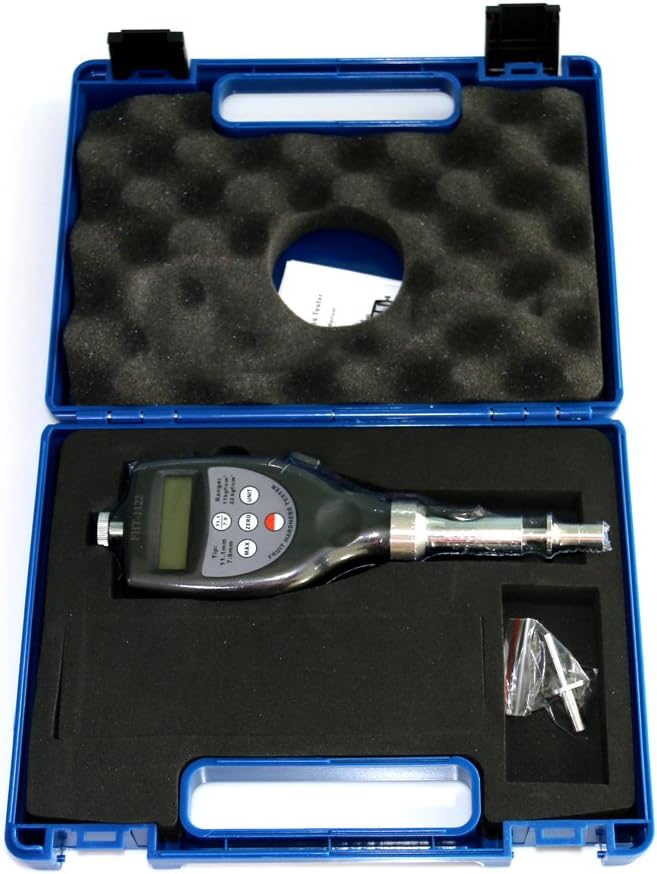 BYQTEC FHT-1122 Digital LCD Sclerometer Soft Hard Fruits Vegetables Hardness Meter Penetrometer Fruit Hardness Tester Meter 0.2~11.0kgf/cm² 0.4~22.0kgf/cm²