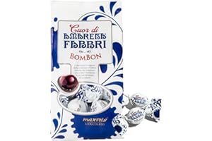 Fabbri Chocolate Bombons, chocolate covered cherries, individually wrapped, Made in Italy, bag of 5.3oz