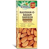 Zandu Roghan Badam Shirin | Pure Sweet Almond Oil for Skin &amp; Hair | Cold-Pressed, Non-Greasy &amp; Nutrient-Rich | Deep Moisturizing Body Oil &amp; Massage Oil | 3.38 Fl Oz / 100 ML