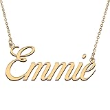 HUAN XUN Customized Custom Simple Any Name Necklace