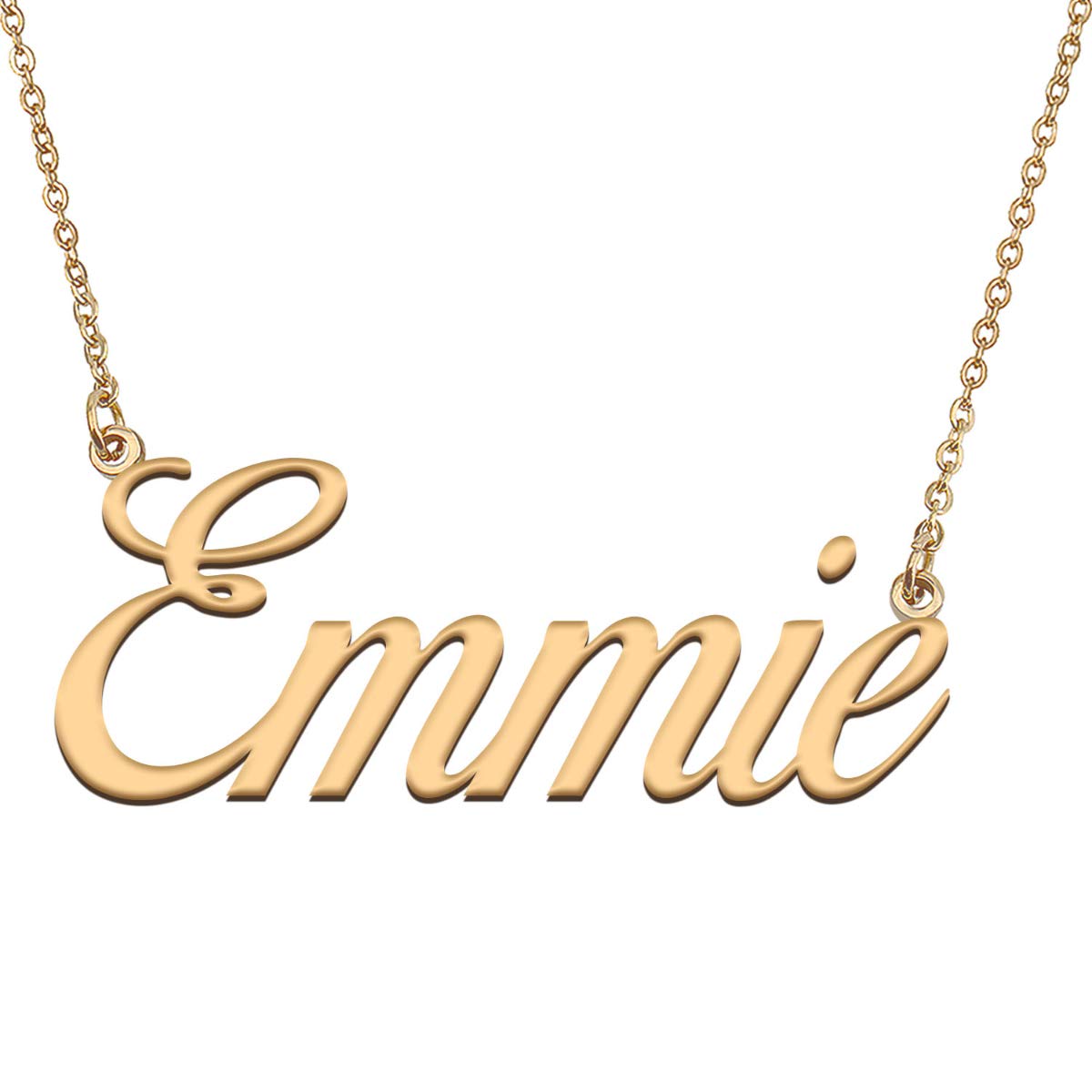 HUAN XUN Customized Custom Simple Any Name Necklace