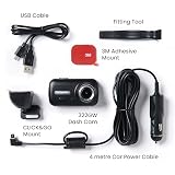 Nextbase 322GW Dash Cam Front 1080p 60fps WiFi GPS SOS Night Vision view 2