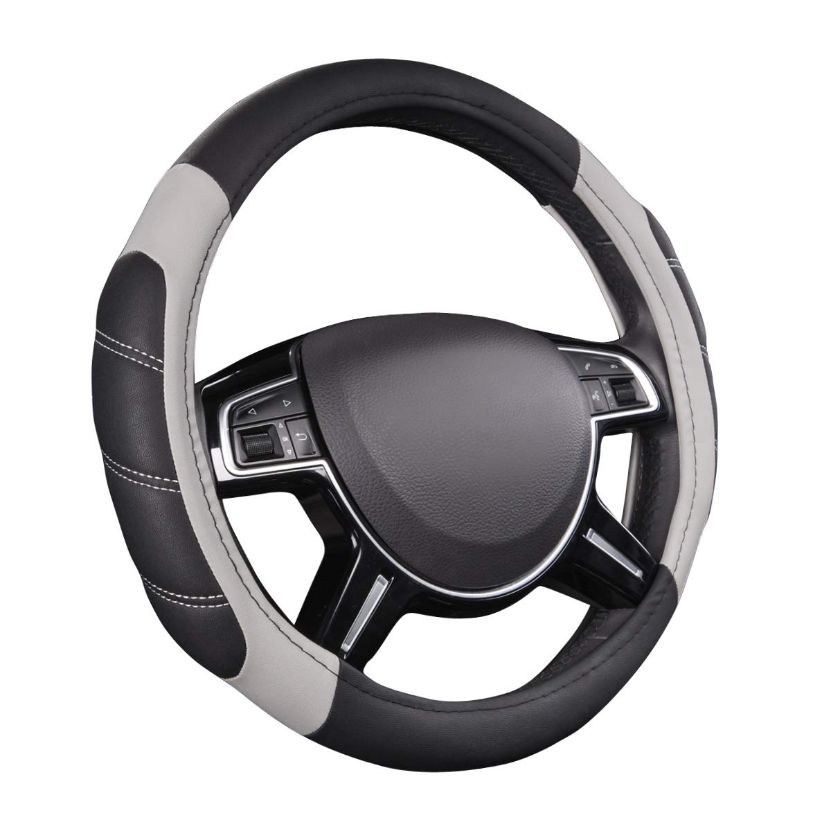 NEW ARRIVAL CAR PASS Line Rider Leather Universal Steering Wheel Cover