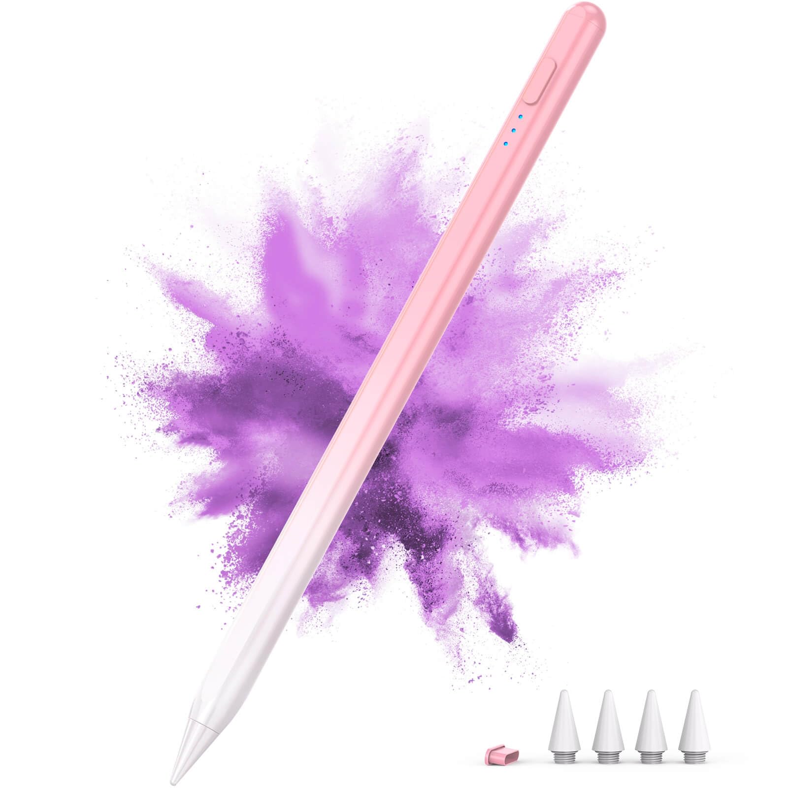 Photo 1 of Stylus Pen for iPad 2018-2025, 15Mins Fast Charge for Apple Pencil, Palm Rejection, Compatible with iPad 10/9/8/7/6, iPad Pro 12.9"/11"/13" M4, iPad mini 6/5, iPad Air 5/4/3/11"-13" M2