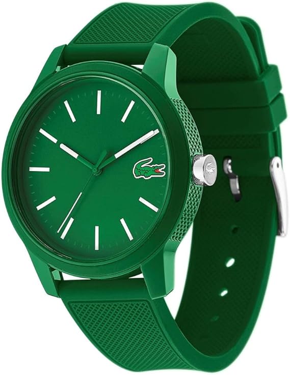 Amazon Lacoste ラコステ メンズ 腕時計 L12 12 アナログ ラバーストラップ グリーン 緑 ワニ ワンポイント 並行輸入品 メンズ腕時計 腕時計 通販