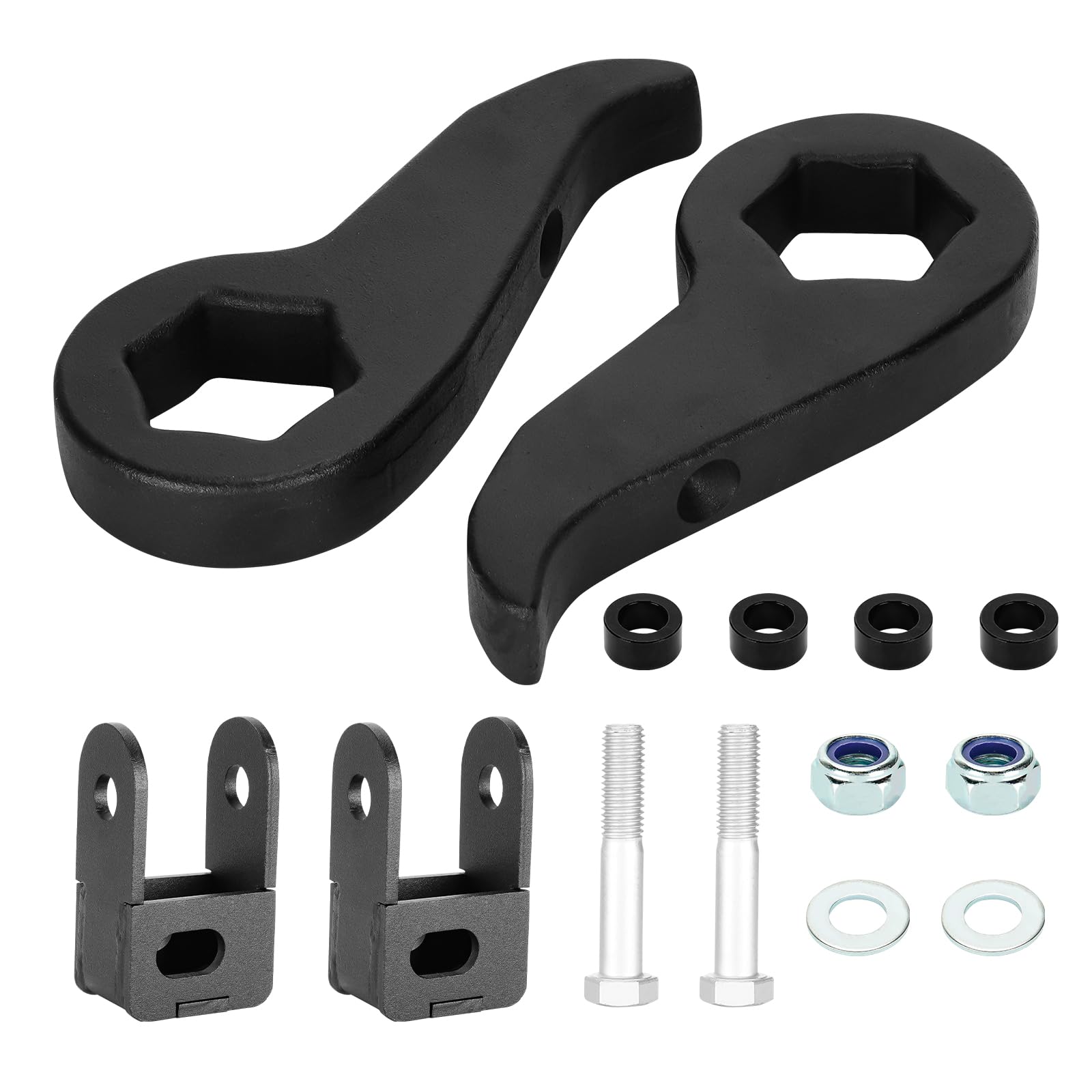 Photo 1 of 1-3" Torsion Keys with Shock Extenders for 2011-2019 Chevy Silverado GMC Sierra 2500 HD 3500 HD, Adjustable 1 to 3 Inch Heavy Duty Solid Leveling Lift Kits