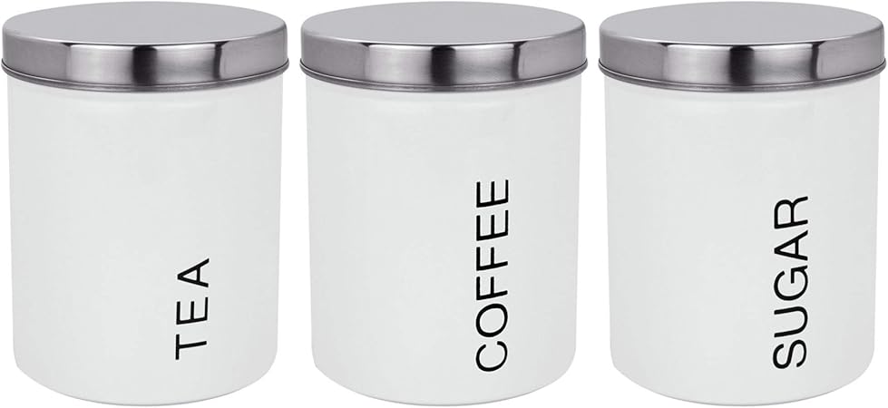 amazon uk tea coffee sugar canisters