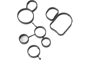 Yiklwwy 2.5L Engine Oil Filter Flange Seal Gasket Set 07K115441 Replacement For Audi A3 Q3 TT RS quattro VW Jetta Beetle Golf Passat B7 DONKERVOORT