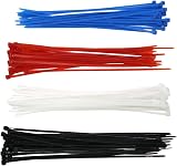 fiXte Cable Ties 2mm x 150mm Multi Use Zip Tie Wraps - 120 Pack Office Home view 2