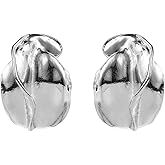 Chunky Large Gold Vintage Statement Earrings for Women Dainty Oversized Metal Geometric Dangle Earrings Trendy 70s 80s Pink Hip Hop Jewelry Gifts