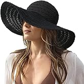 Sun Beach Hats Women Floppy Summer Sunhat with Wide Brim Packable Foldable Travel Accessories