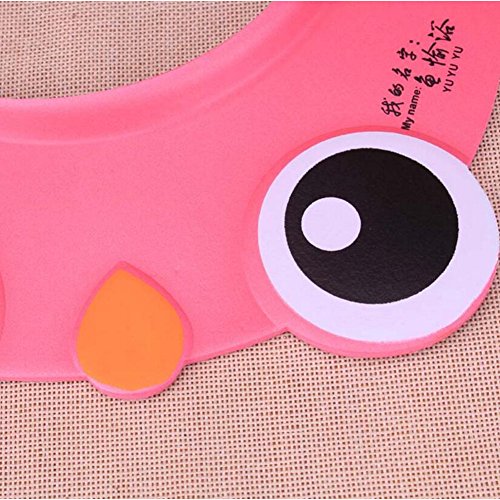 GZQ 2pcs Baby Shower Cap Safe Shampoo Bathing Soft Adjustable Hat with Ear Protection Pads for Toddler Kids Children (Blue) - Thumbnail 2
