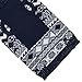 Blueberry Pet 4 Patterns Vintage Tinsel Knit Fair Isle Dog Sweater in Midnight Blue, Back Length 12