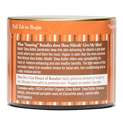 Shea Terra Organics 100% Organic Cold Pressed Virgin Shea Butter Scented with Pumpkin Seed Essential Oil and Natural… - Image 3