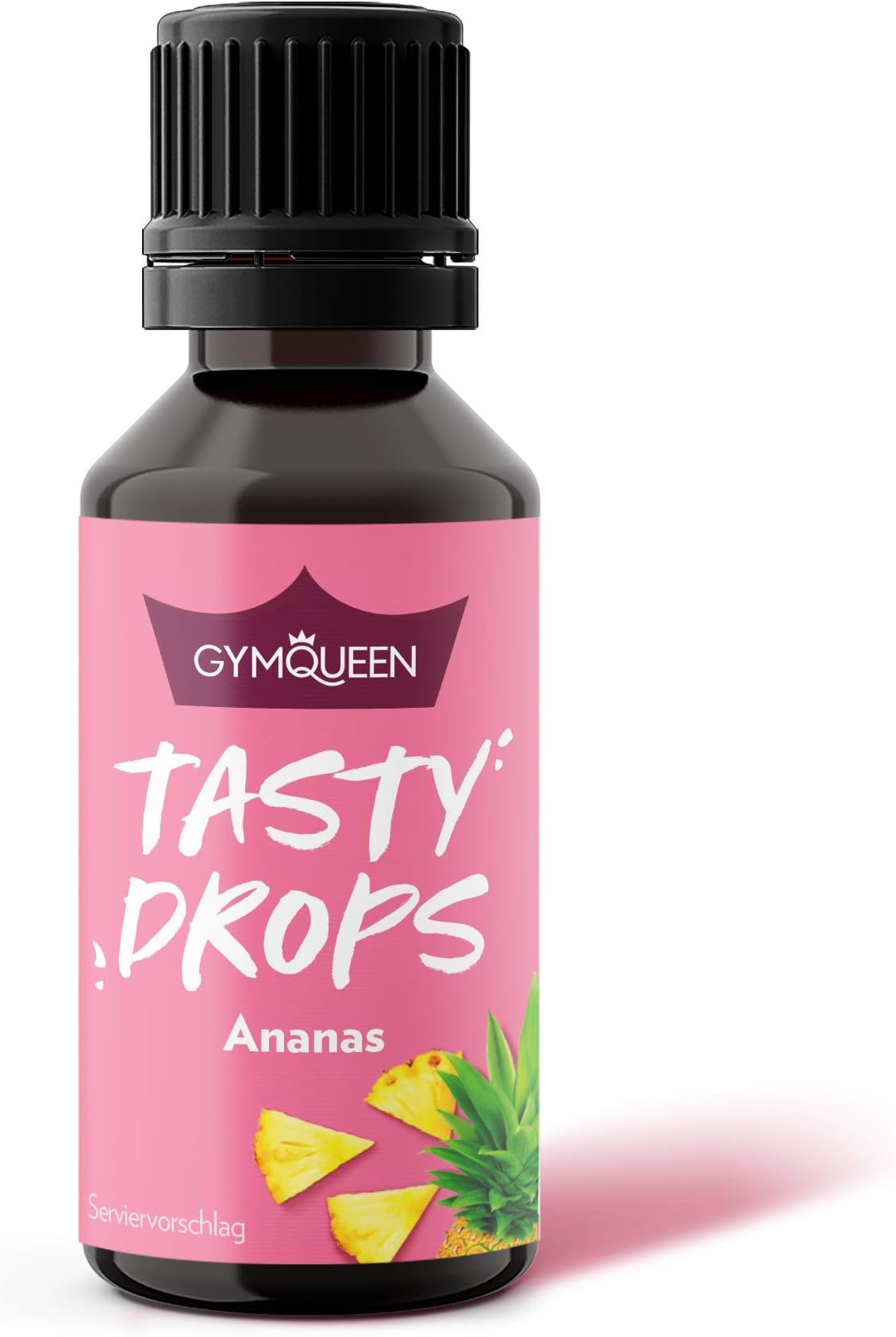 GymQueen Tasty Drops – Flav Drops with Zero Calories – Flavoring sweetened with sucralose – Made in Germany (Pineapple)