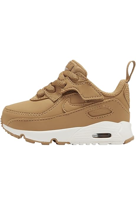 Amazon.com | Nike Air Max 90 EasyOn Baby/Toddler Shoes (HF6359-200, Shown:  Flax/Sail/Flax) Size 4 | Sneakers