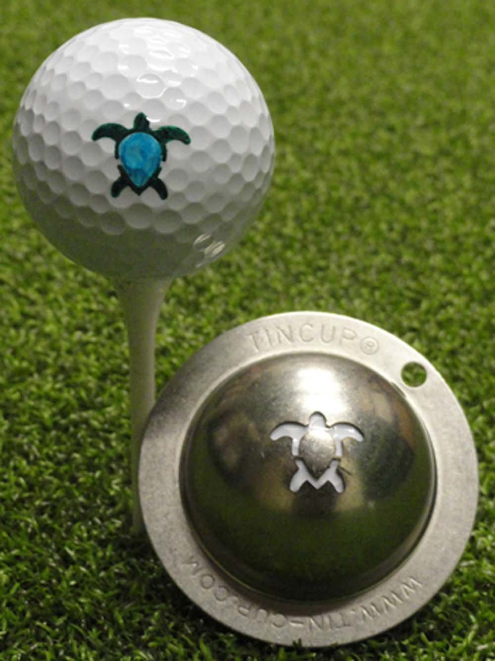 Tin Cup Golf Ball Custom Marker Alignment Tool Models