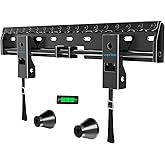 Supcline No Stud TV Wall Mount for 26-65 Inch TV up to 154 lbs, No Drill & Non Damage Drywall Studless TV Mount, Max VESA 400x400mm, Dry Wall Flat Screen Easy Install Wall Mount tv Bracket