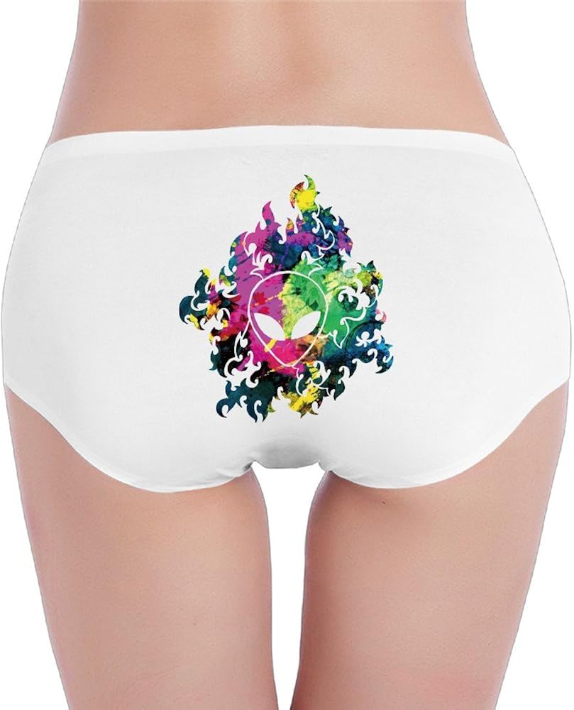 Mars Tribal Alien Colorful Head Printing Of Sexy Fashion Underwear
