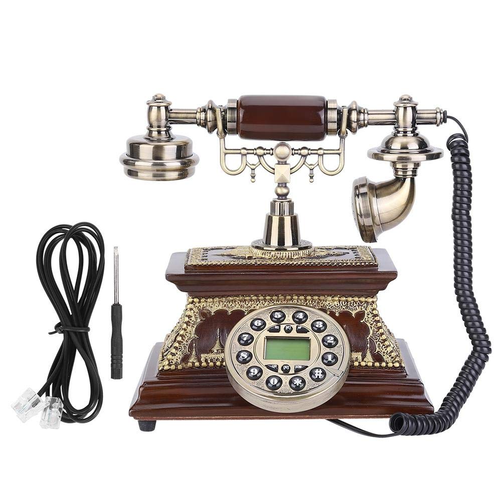 Retro Telephone Antique Telephone Desktop Phone European Decorative Phone Rotary Dial Phone European Phone Antiques Crafts Gift
